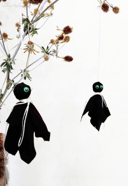 Anhänger Geister mit Kulleraugen